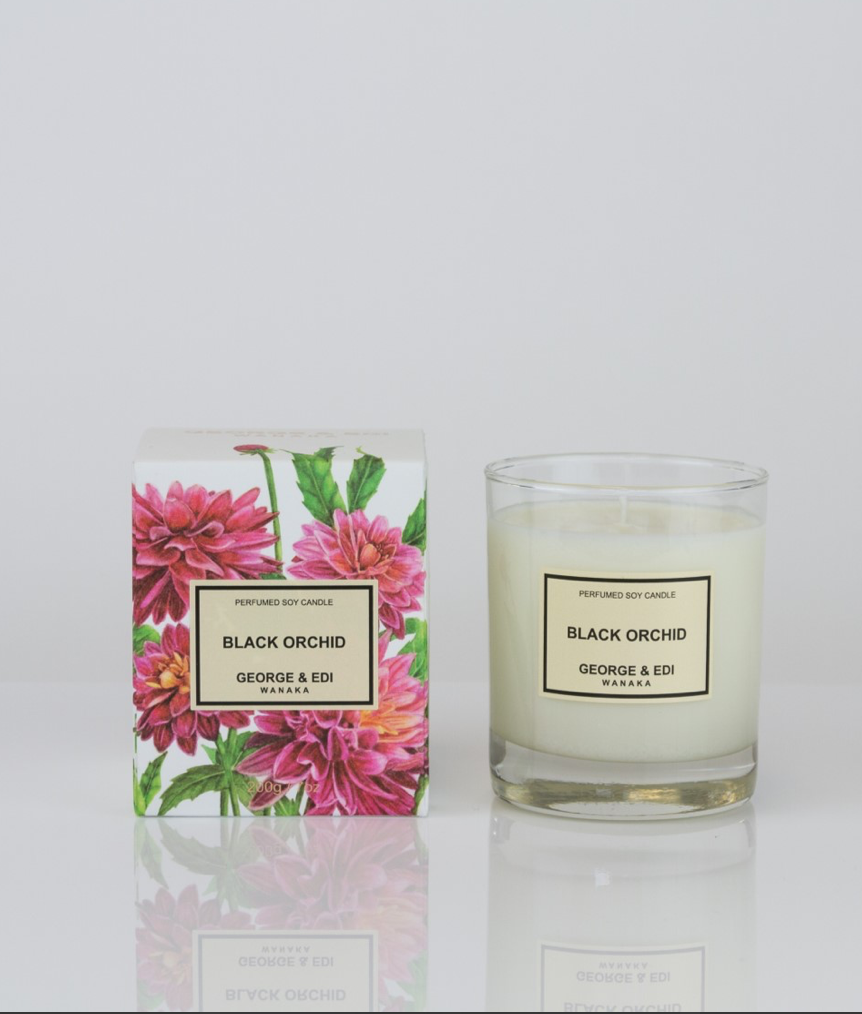 GEORGE & EDI Black Orchid Soy Candle - Lg