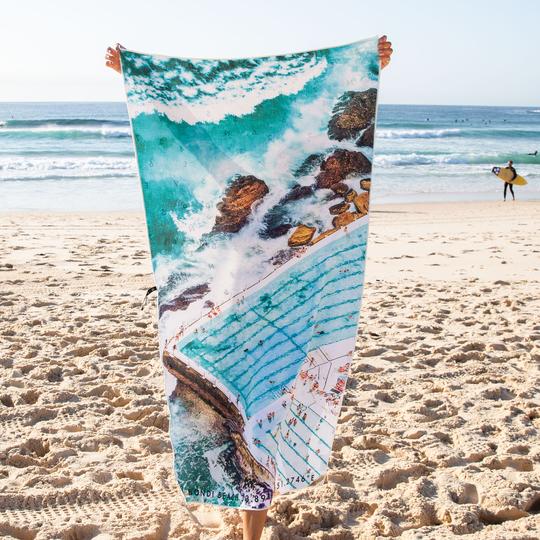 Beach Towel - Icebergs Summer