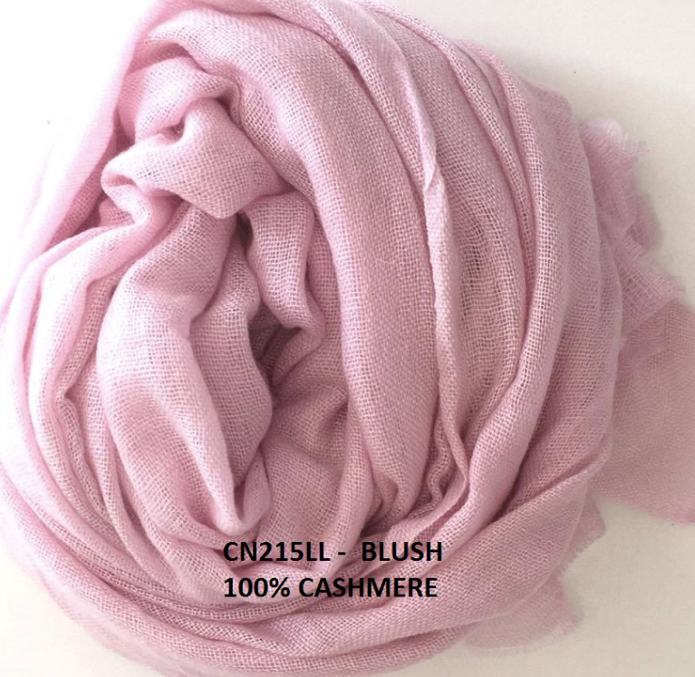 Lalaque Cashmere Scarf - Blush