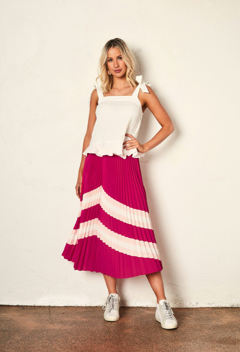 Sunray Skirt - Hot Pink