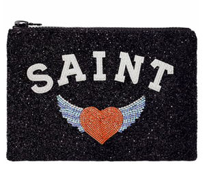Saint Glitter Clutch Bag