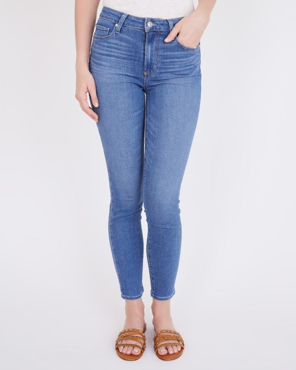 PAIGE JEANS - Hoxton Ankle High Rise Skinny - Demilo