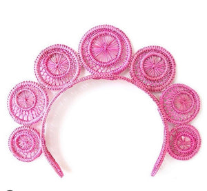 Polka Co Pink Swirl Headpiece